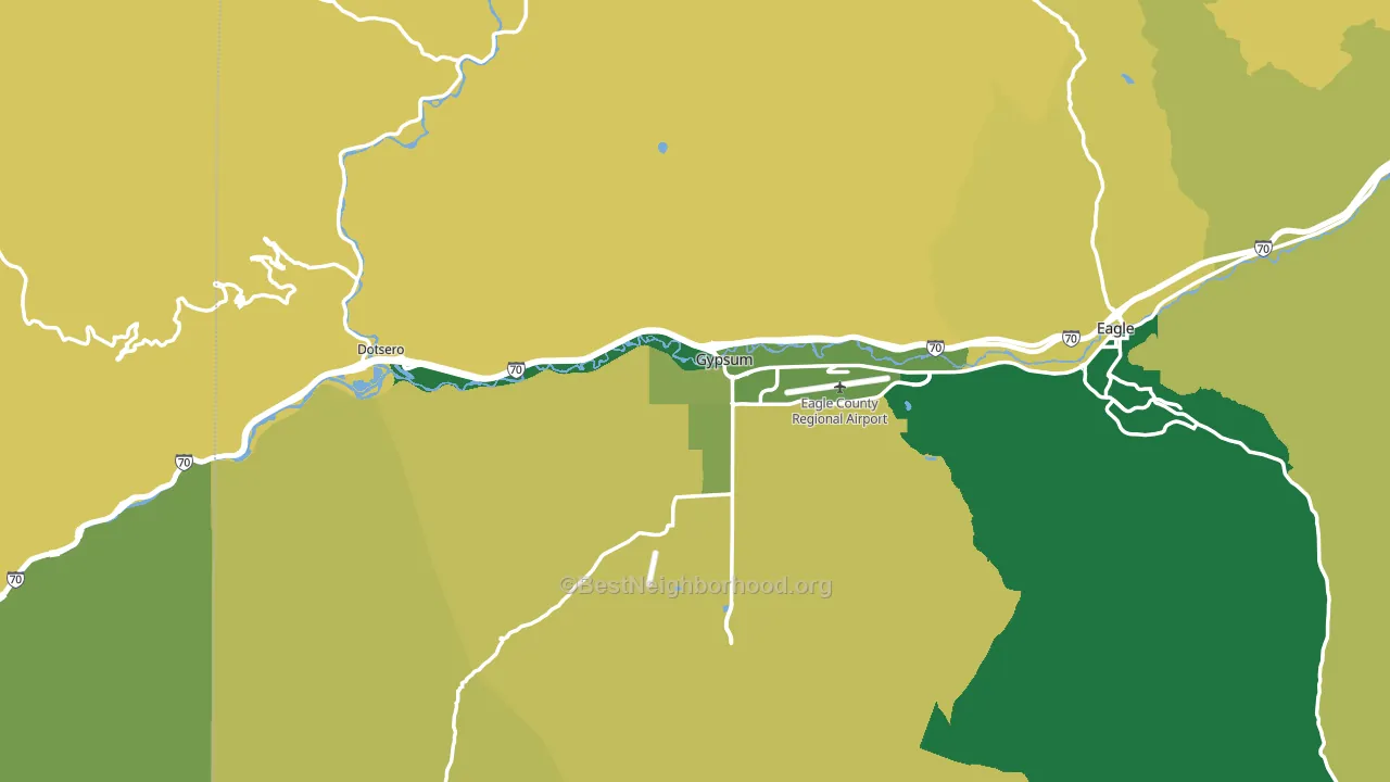81637, CO block-group voter-turnout map