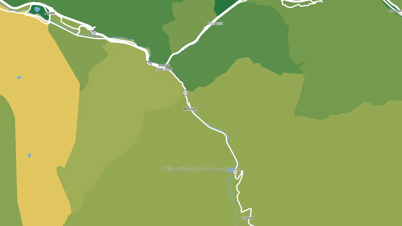 81645, CO block-group voter-turnout map