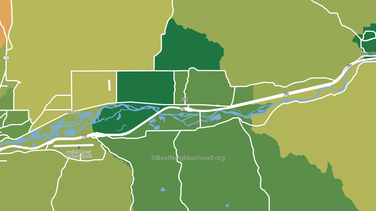 81652, CO block-group voter-turnout map