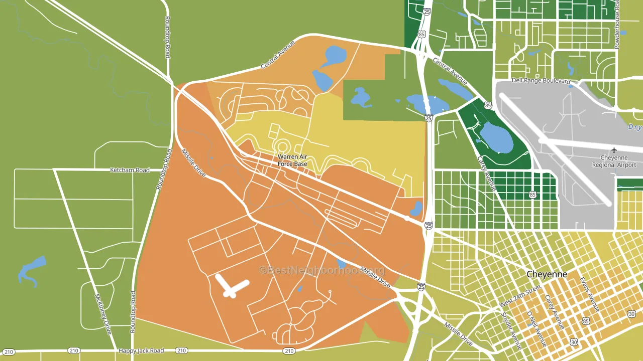 82005, WY block-group voter-turnout map