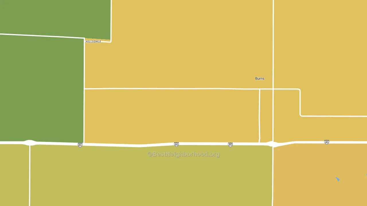 82053, WY block-group voter-turnout map