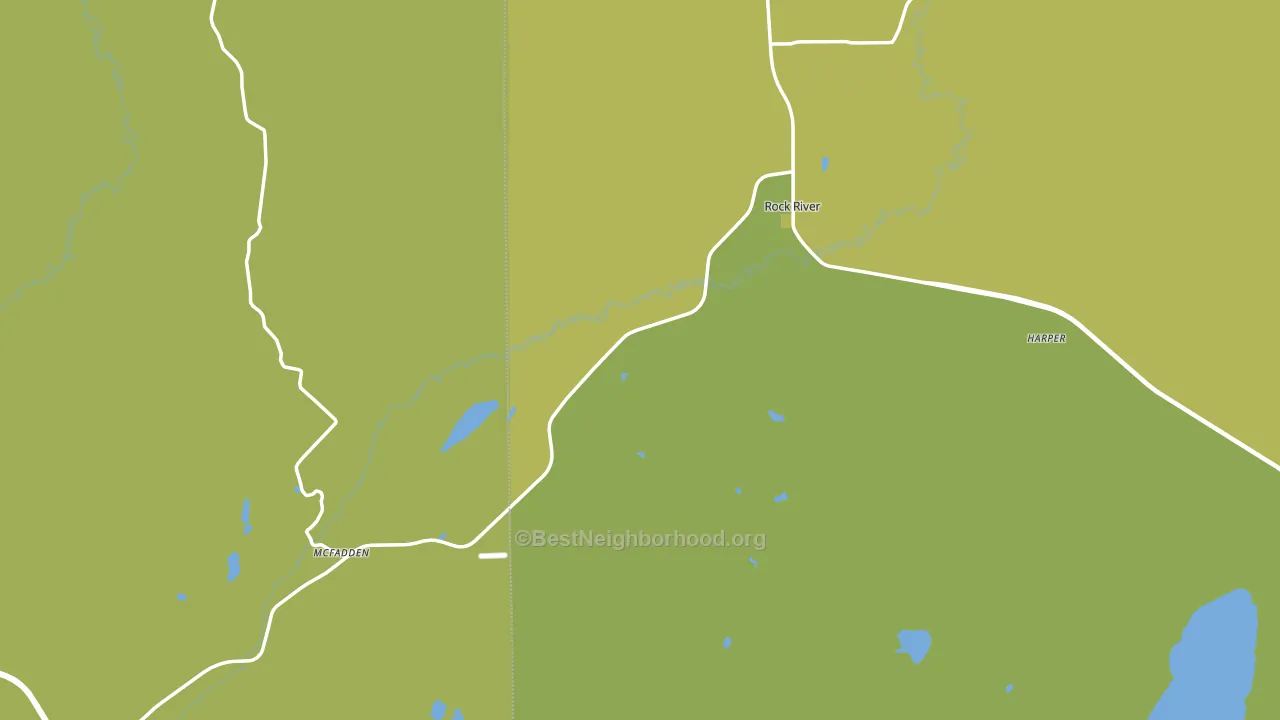 82083, WY block-group voter-turnout map