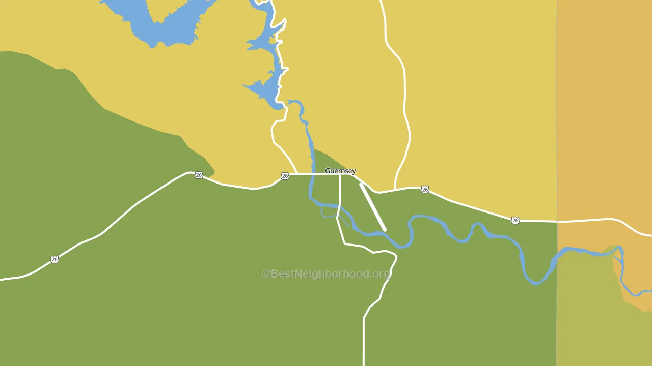 82214, WY block-group voter-turnout map