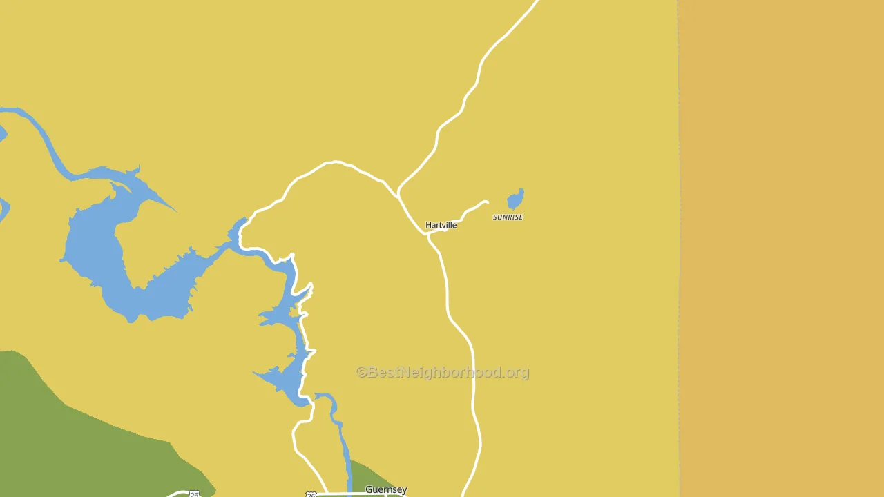 82215, WY block-group voter-turnout map