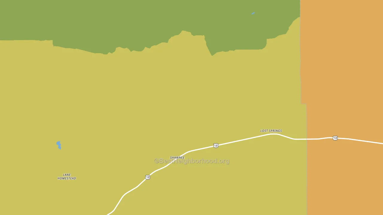 82229, WY block-group voter-turnout map