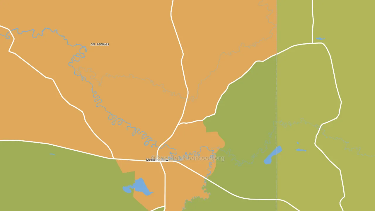 82329, WY block-group voter-turnout map