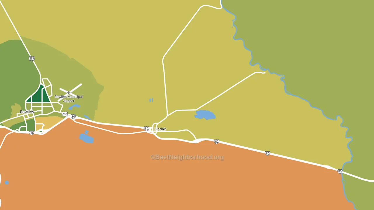 82334, WY block-group voter-turnout map