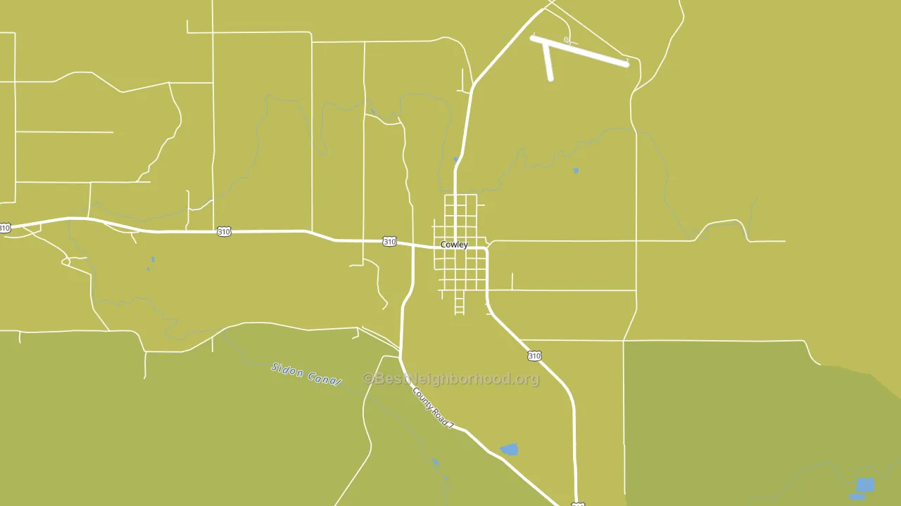 82420, WY block-group voter-turnout map