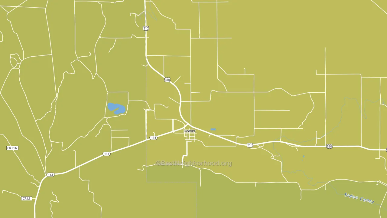 82421, WY block-group voter-turnout map
