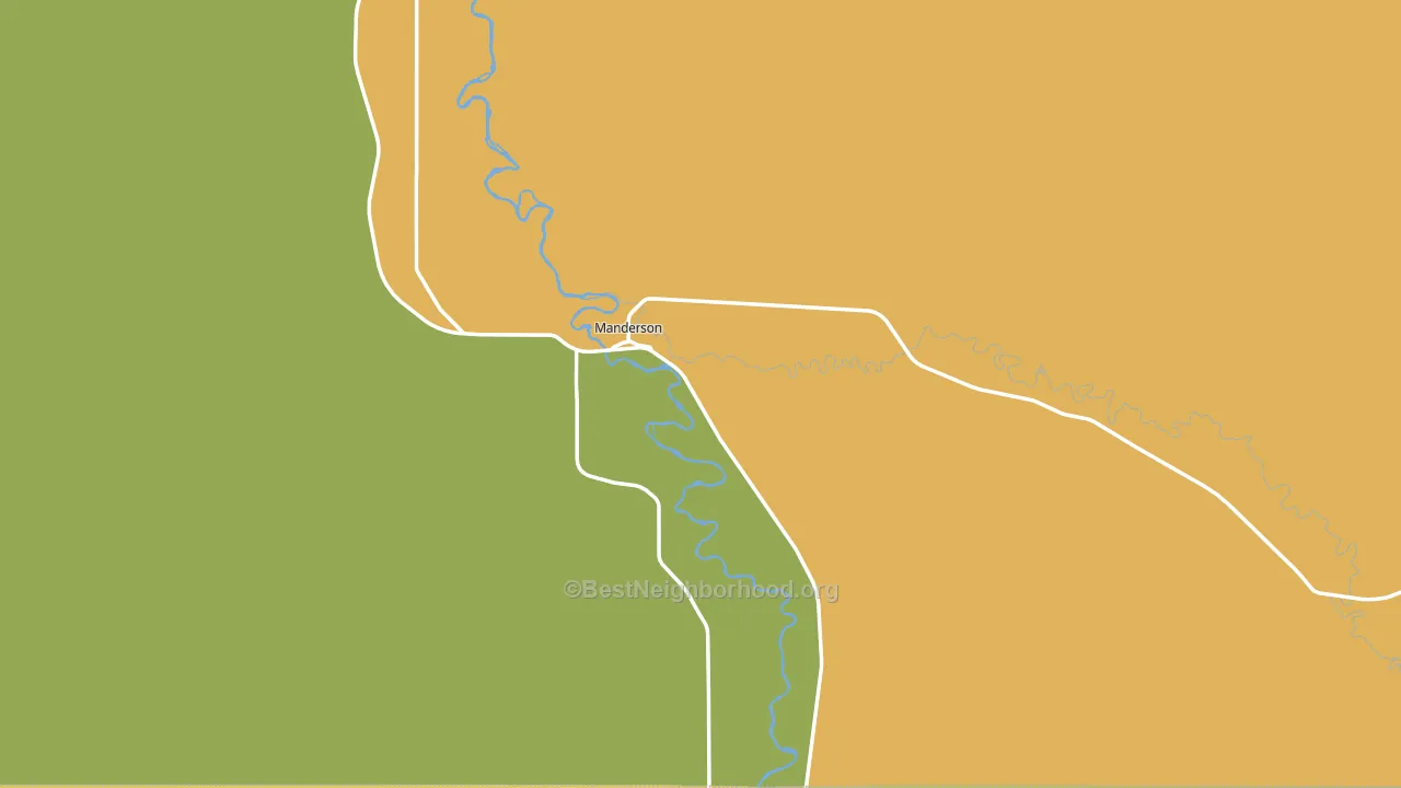 82432, WY block-group voter-turnout map