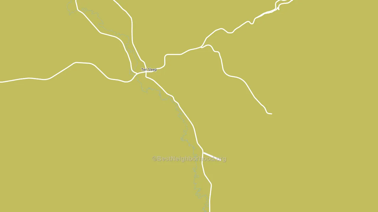 82442, WY block-group voter-turnout map