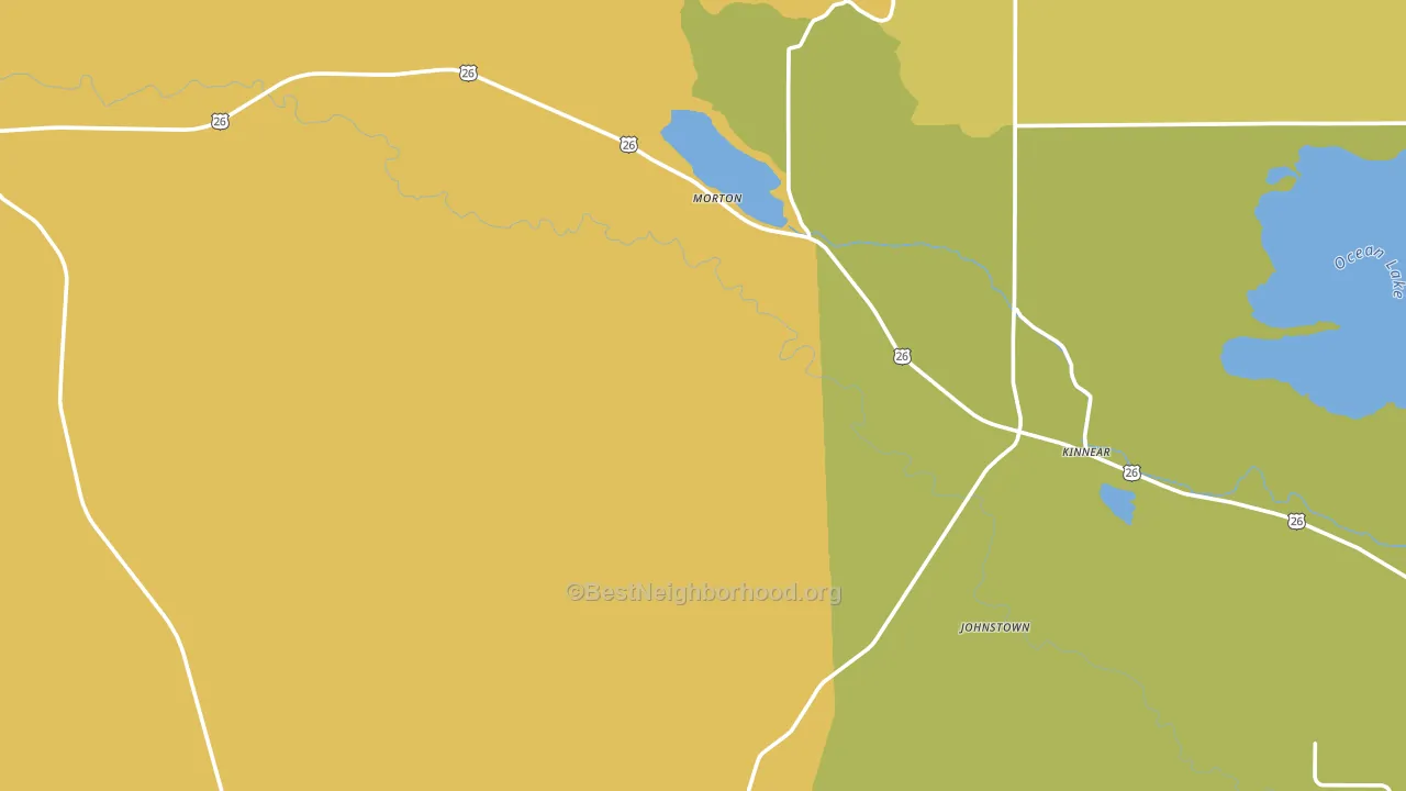 82516, WY block-group voter-turnout map