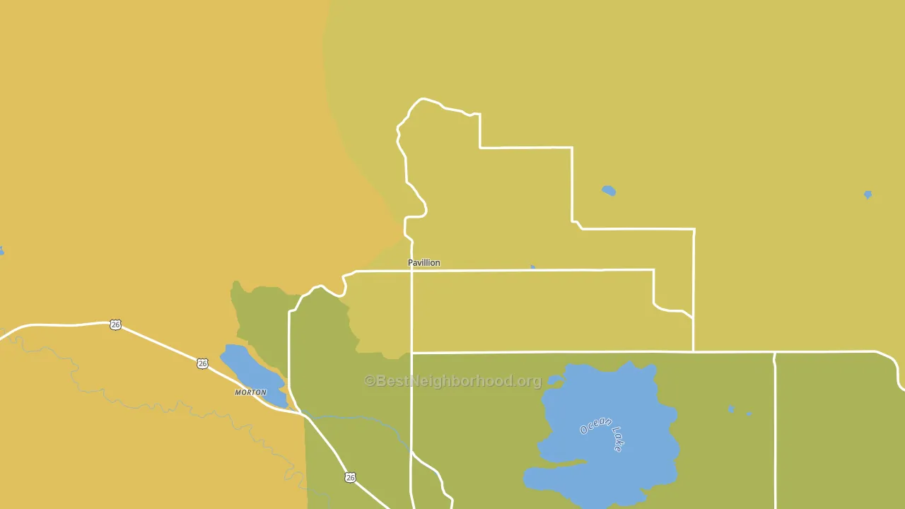 82523, WY block-group voter-turnout map