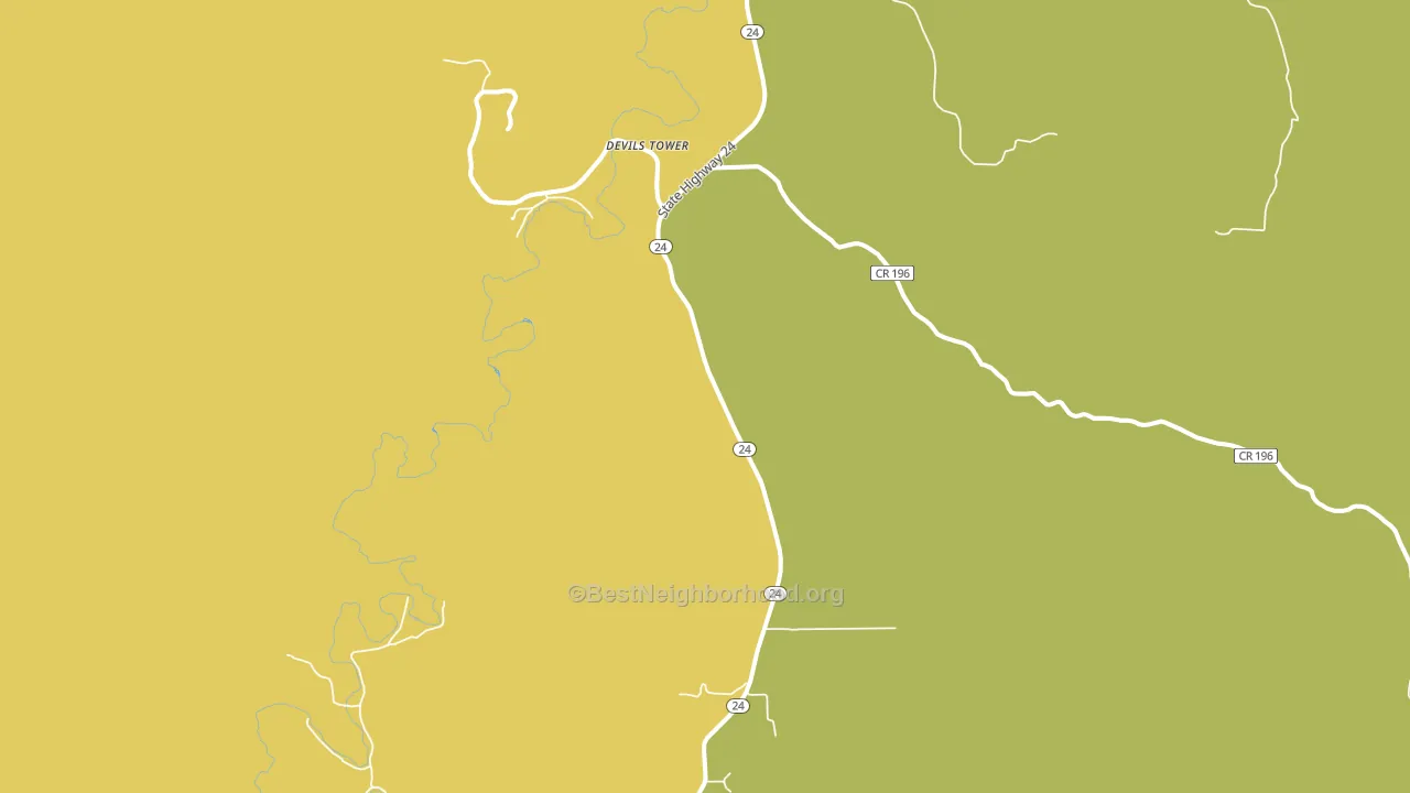 82714, WY block-group voter-turnout map