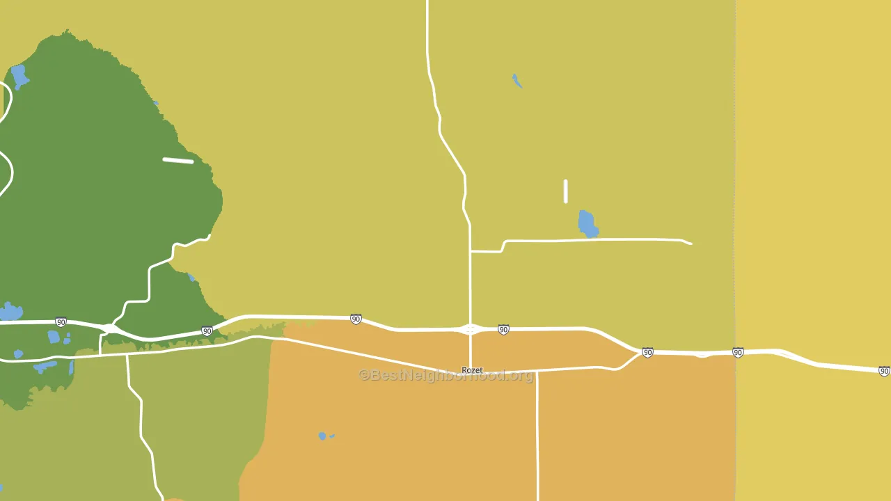 82727, WY block-group voter-turnout map