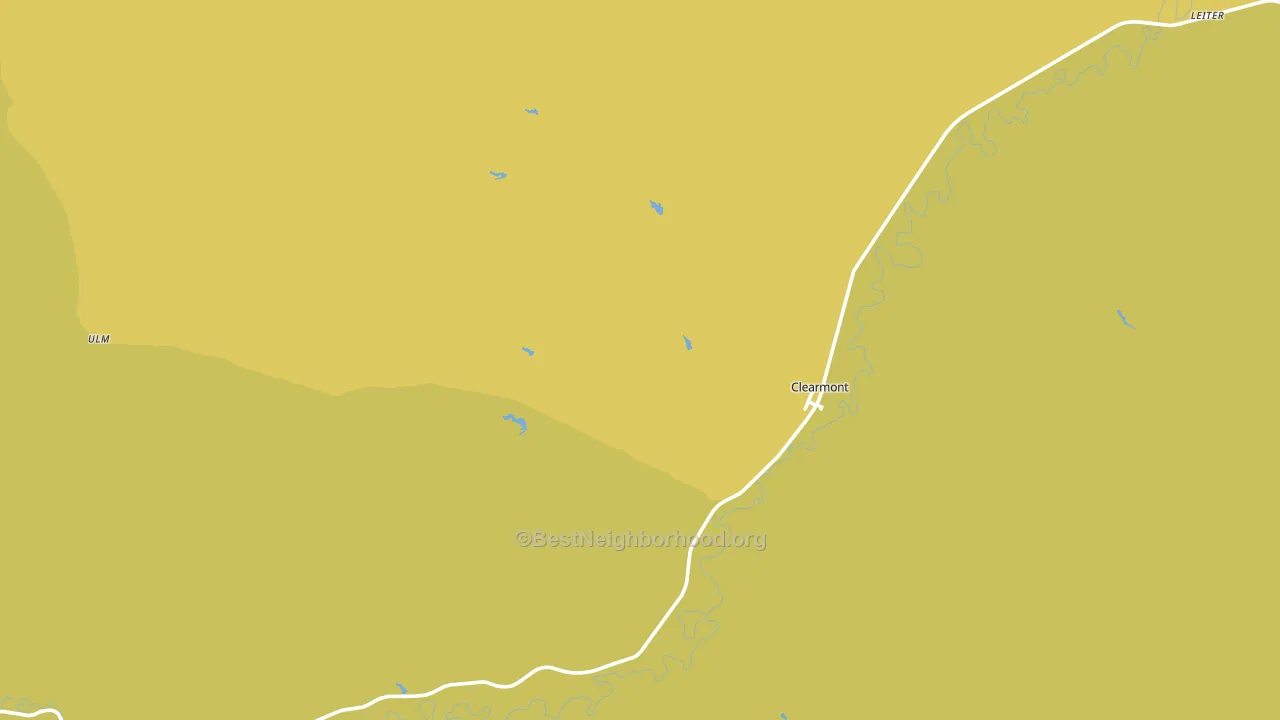 82835, WY block-group voter-turnout map