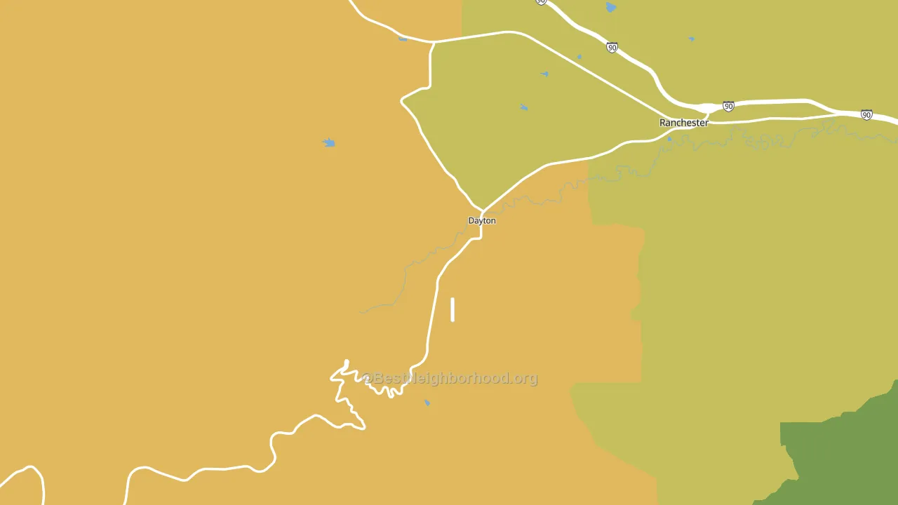 82836, WY block-group voter-turnout map