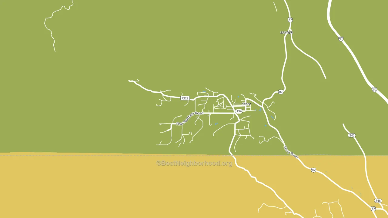 82842, WY block-group voter-turnout map