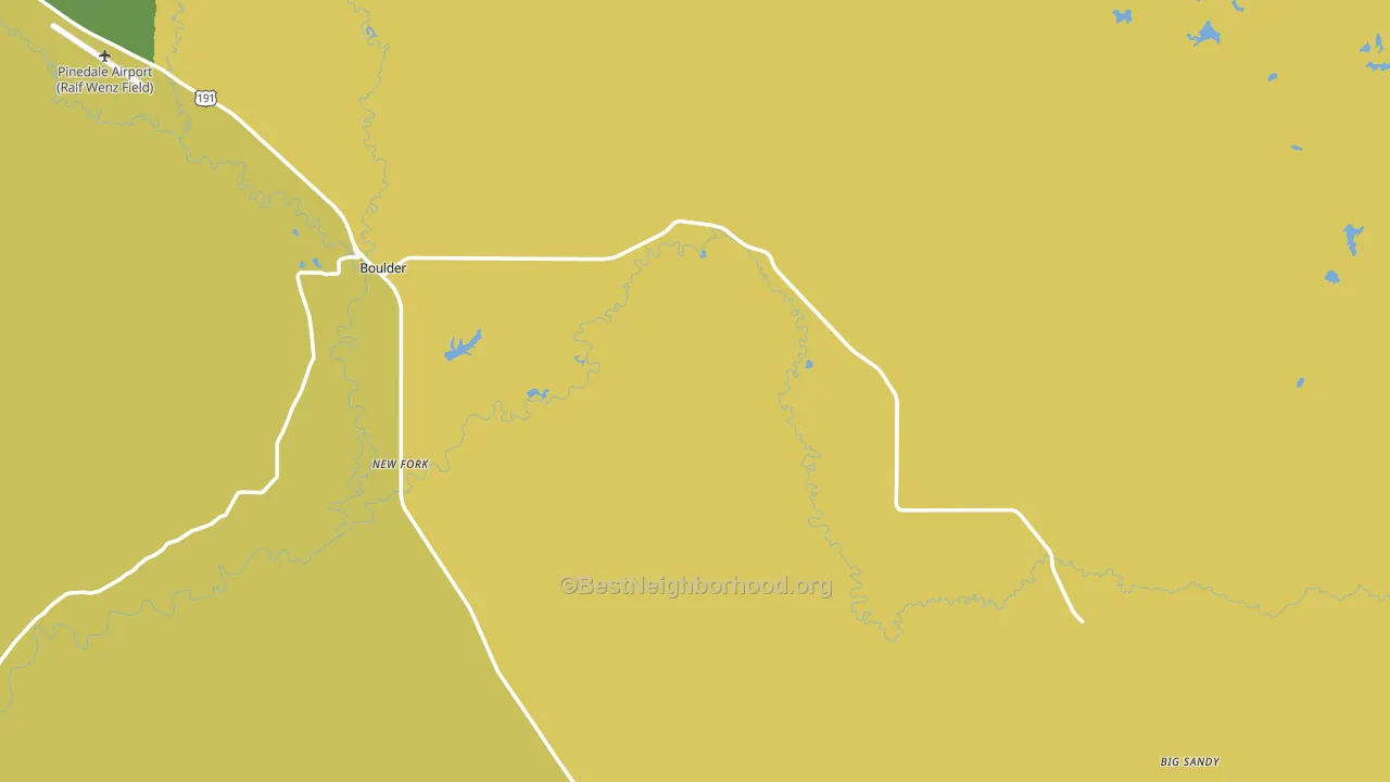 82923, WY block-group voter-turnout map