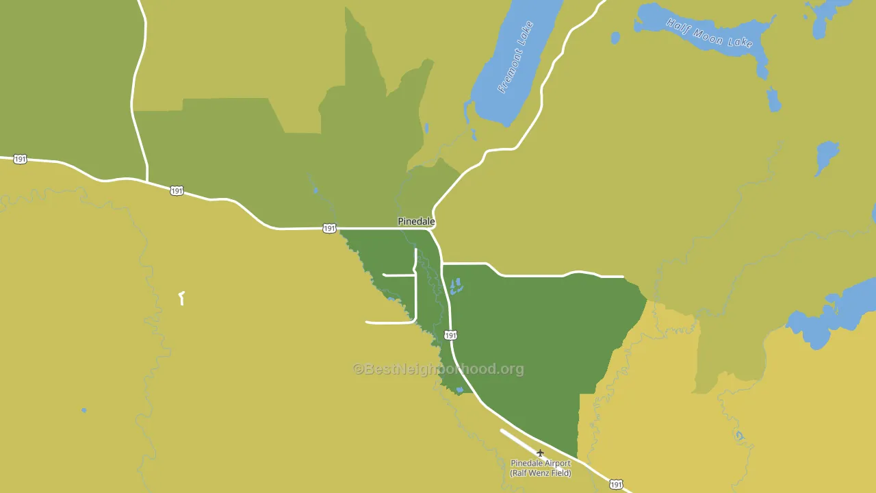 82941, WY block-group voter-turnout map