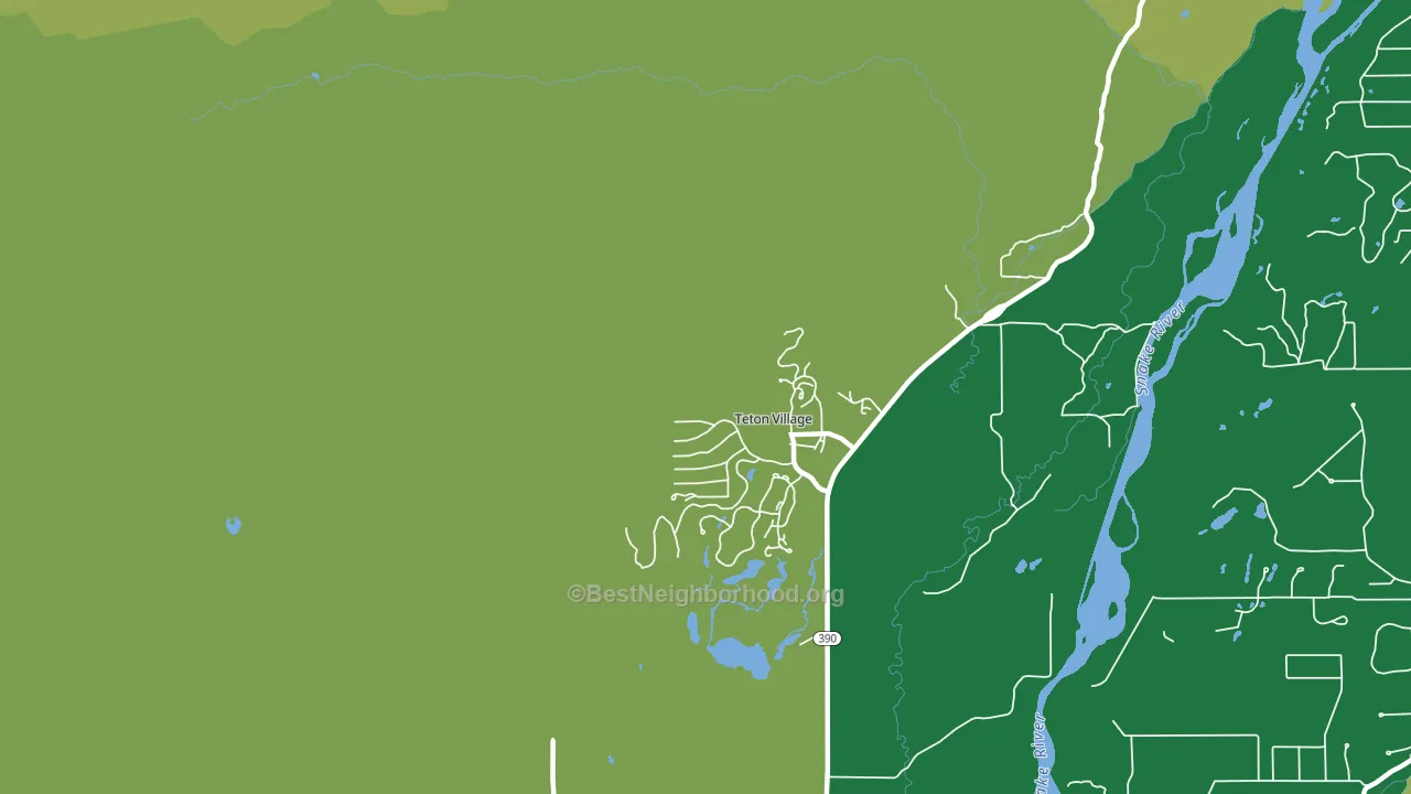 83025, WY block-group voter-turnout map