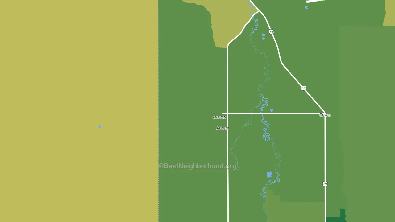 83111, WY block-group voter-turnout map