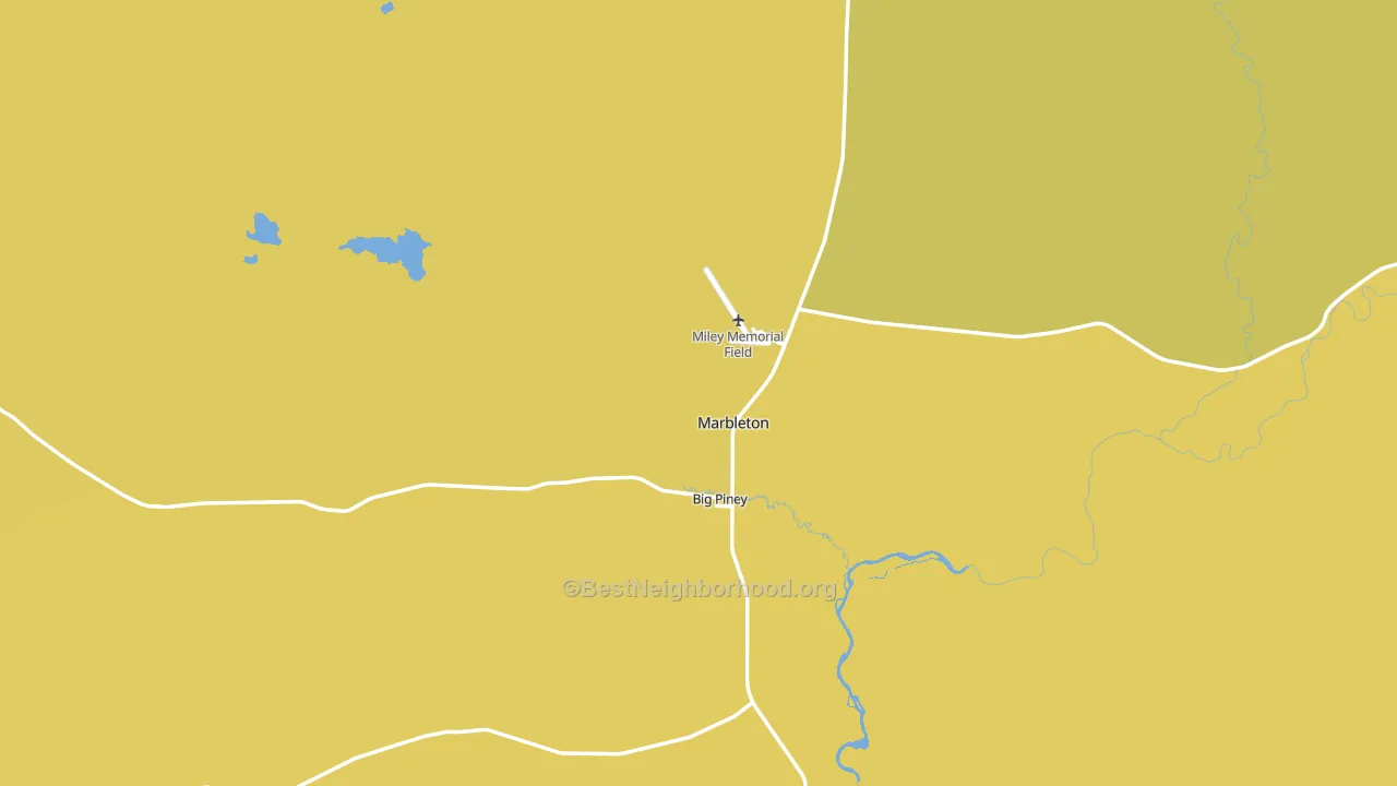 83113, WY block-group voter-turnout map