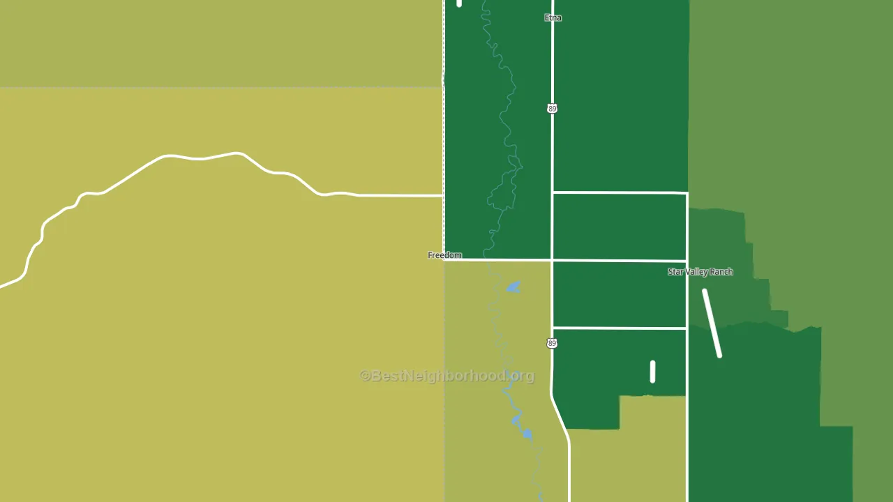 83120, WY block-group voter-turnout map