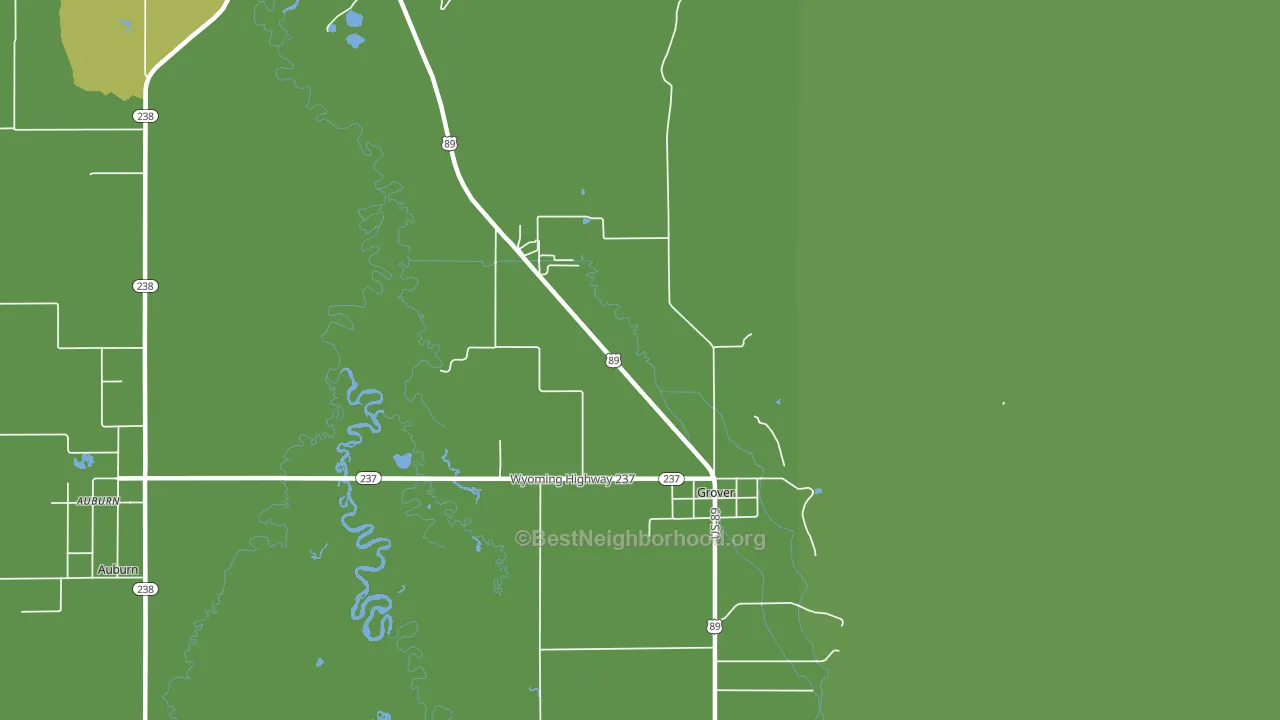 83122, WY block-group voter-turnout map