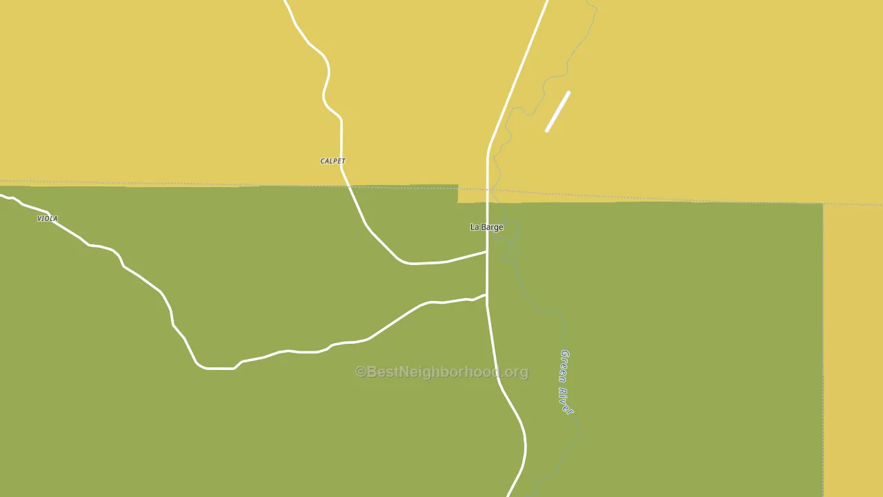 83123, WY block-group voter-turnout map