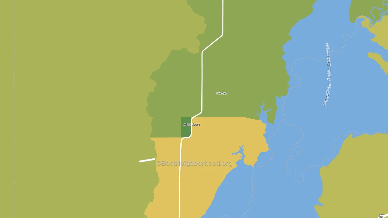 83210, ID block-group voter-turnout map