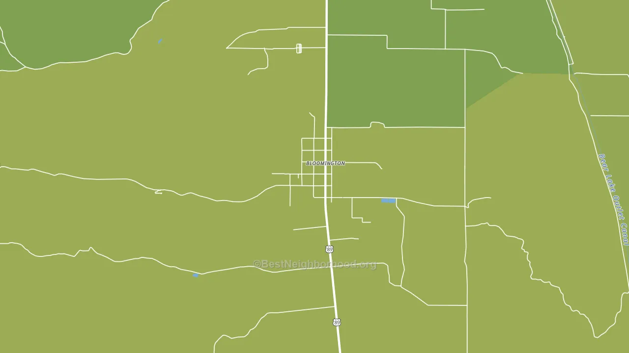 83223, ID block-group voter-turnout map