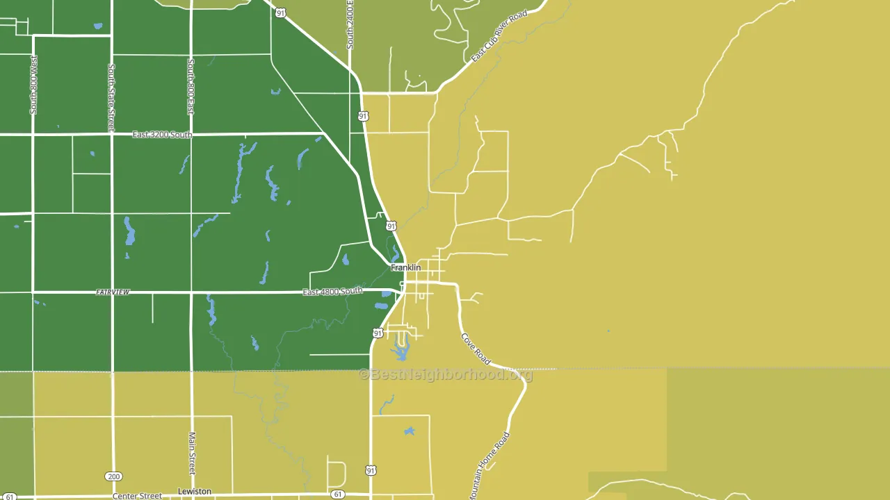 83237, ID block-group voter-turnout map