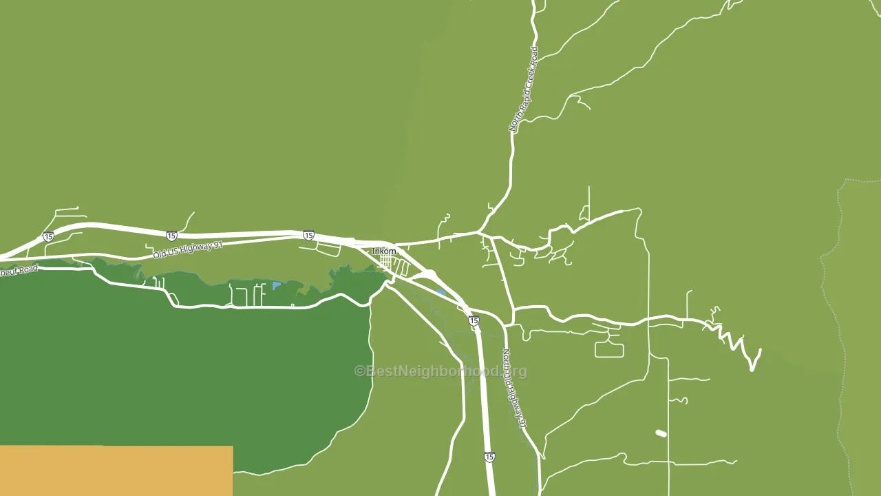 83245, ID block-group voter-turnout map