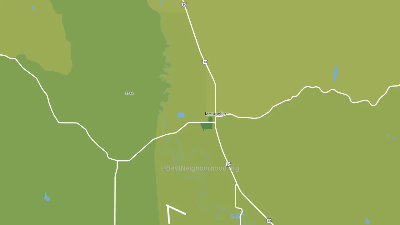 83254, ID block-group voter-turnout map