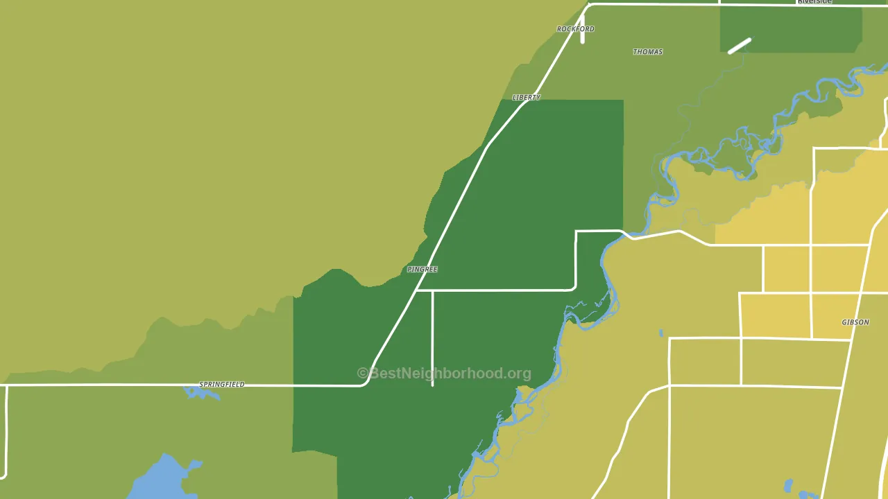 83262, ID block-group voter-turnout map