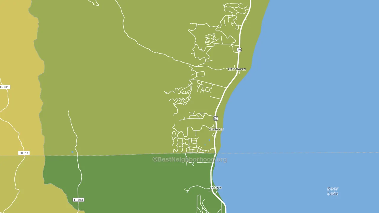 83287, ID block-group voter-turnout map