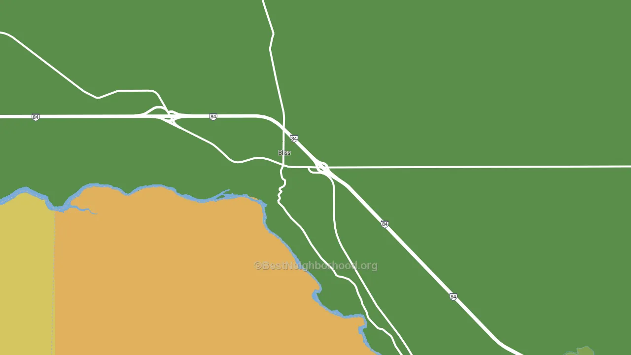83314, ID block-group voter-turnout map