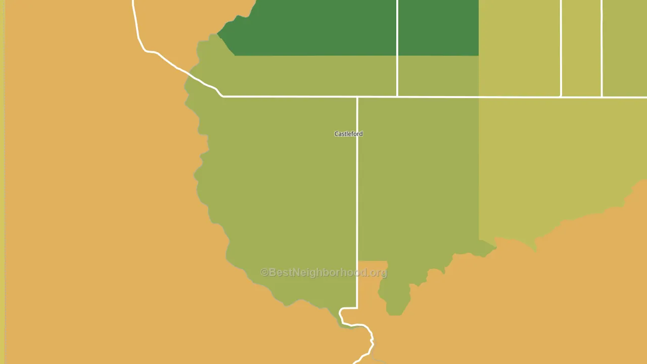 83321, ID block-group voter-turnout map