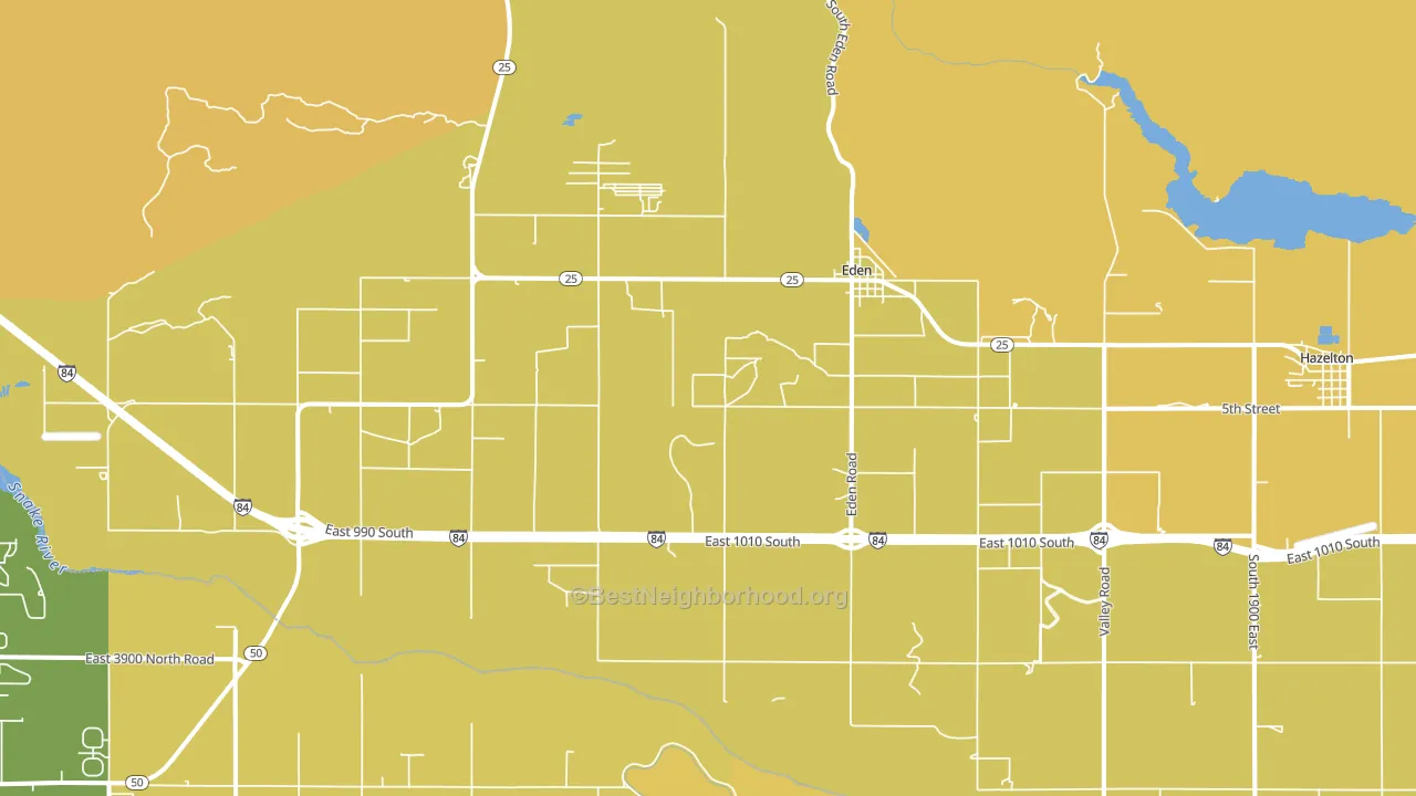 83325, ID block-group voter-turnout map