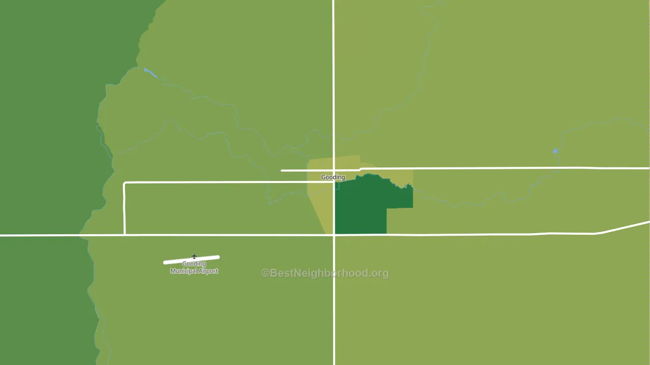 83330, ID block-group voter-turnout map