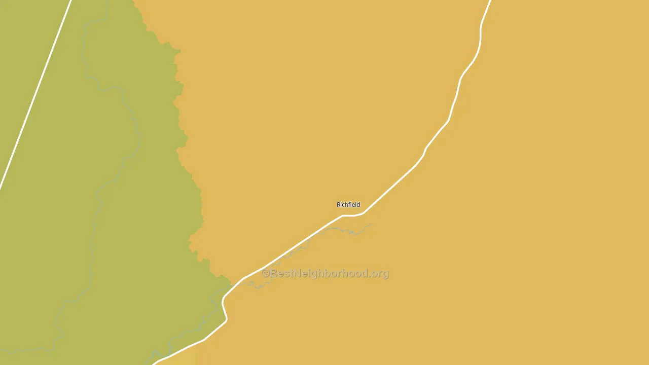 83349, ID block-group voter-turnout map