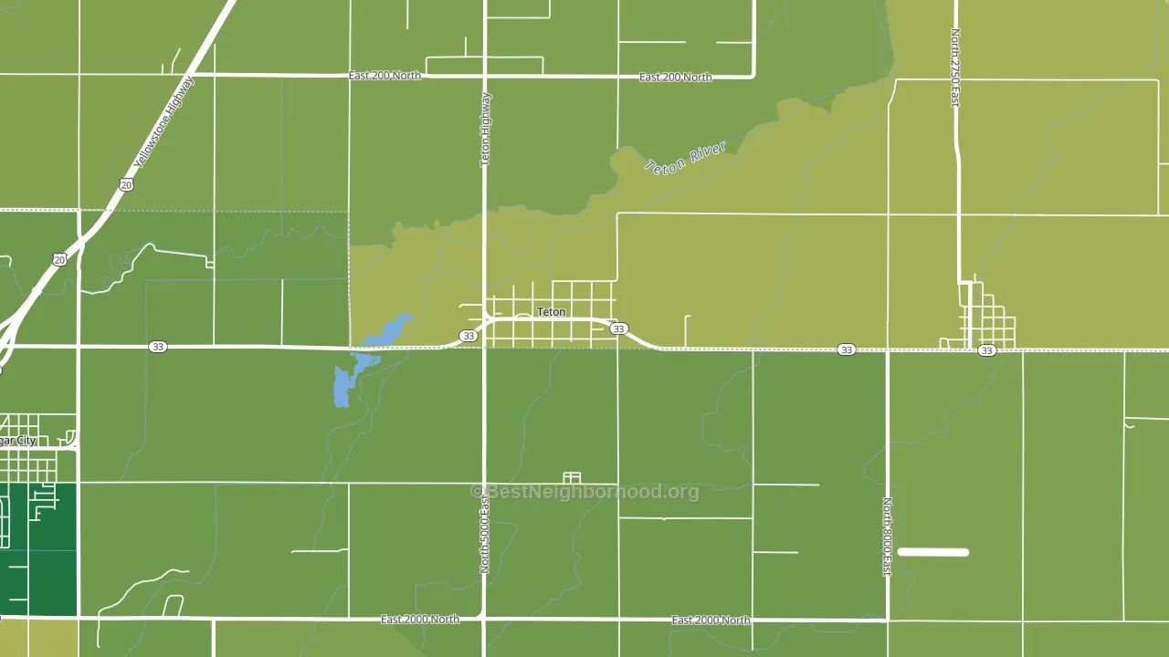 83451, ID block-group voter-turnout map