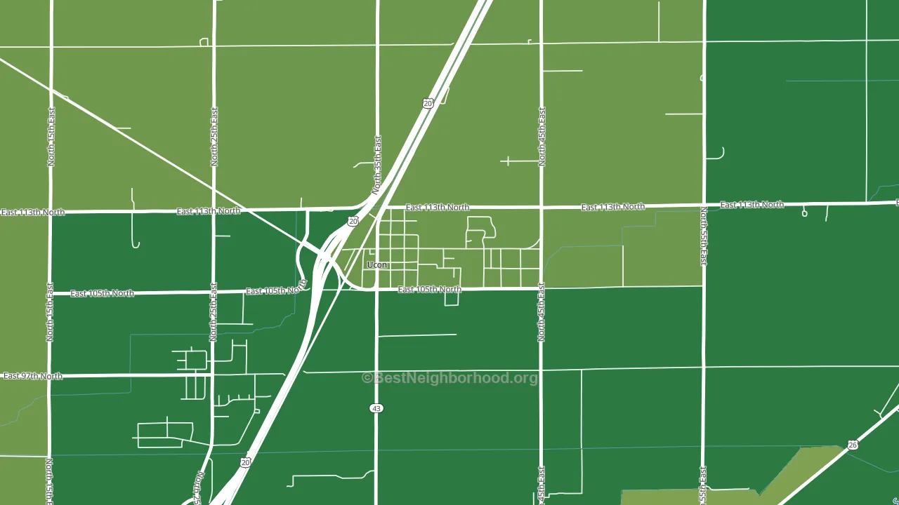 83454, ID block-group voter-turnout map