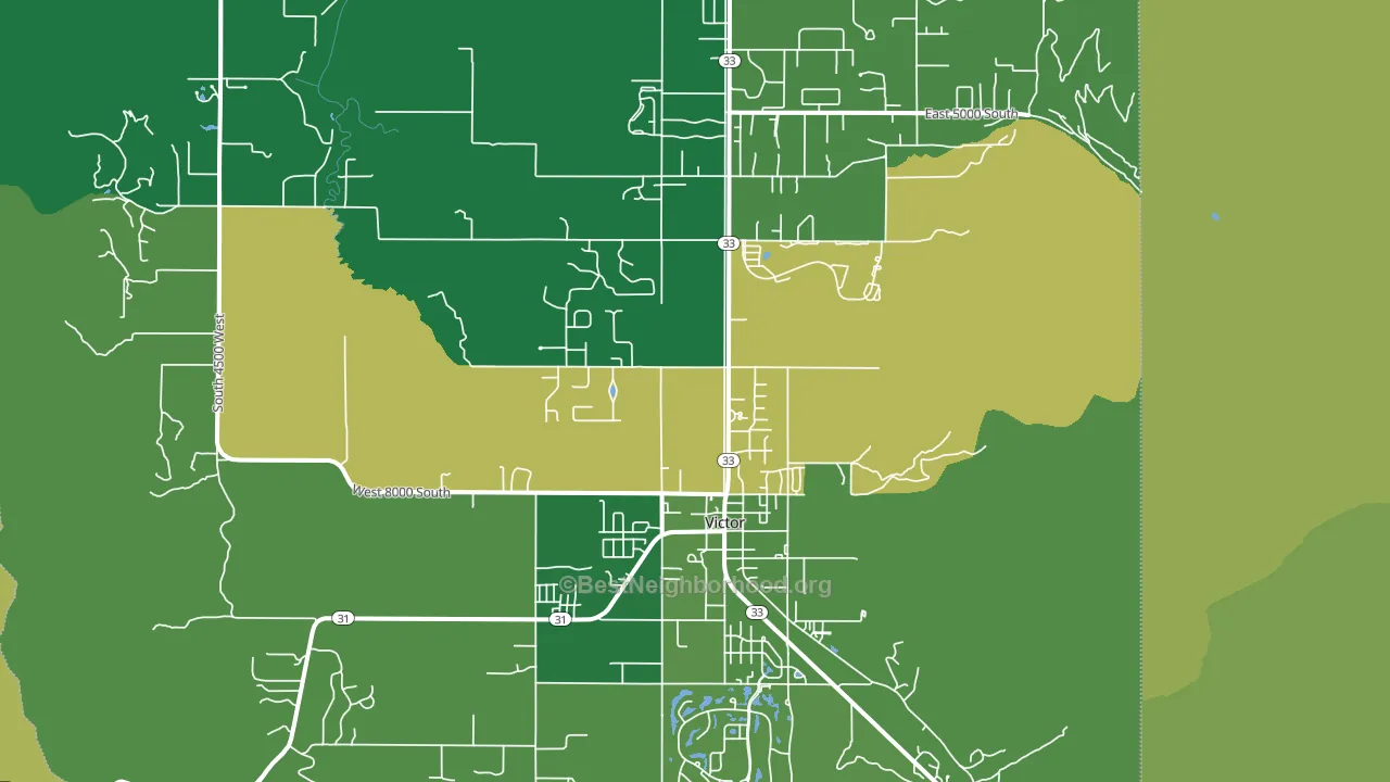 83455, ID block-group voter-turnout map
