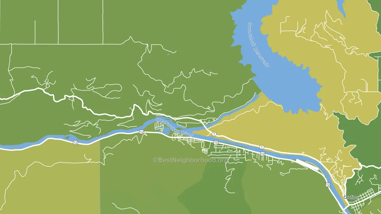 83520, ID block-group voter-turnout map