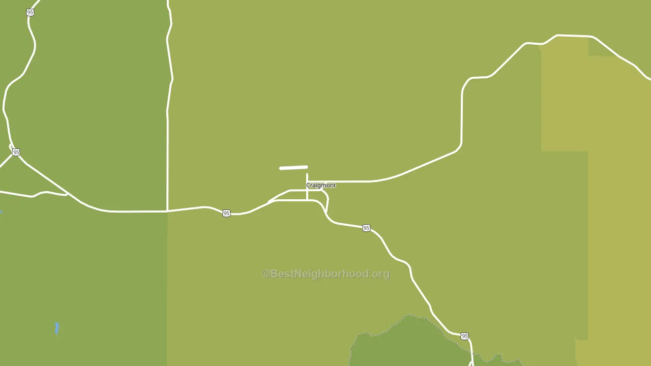 83523, ID block-group voter-turnout map