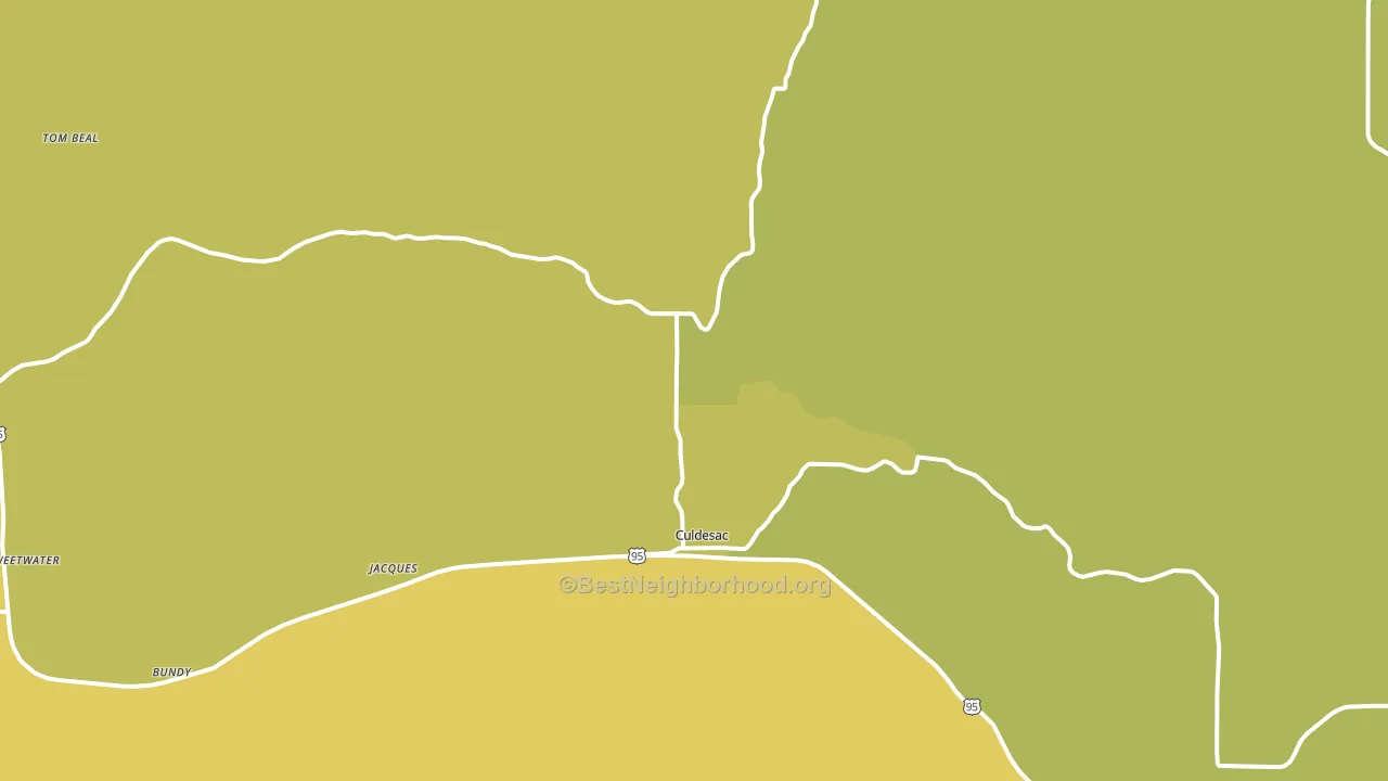 83524, ID block-group voter-turnout map