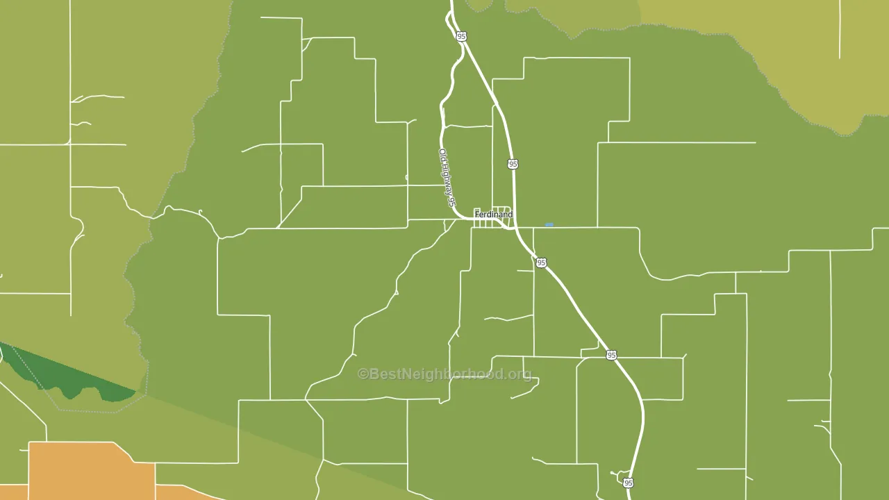 83526, ID block-group voter-turnout map
