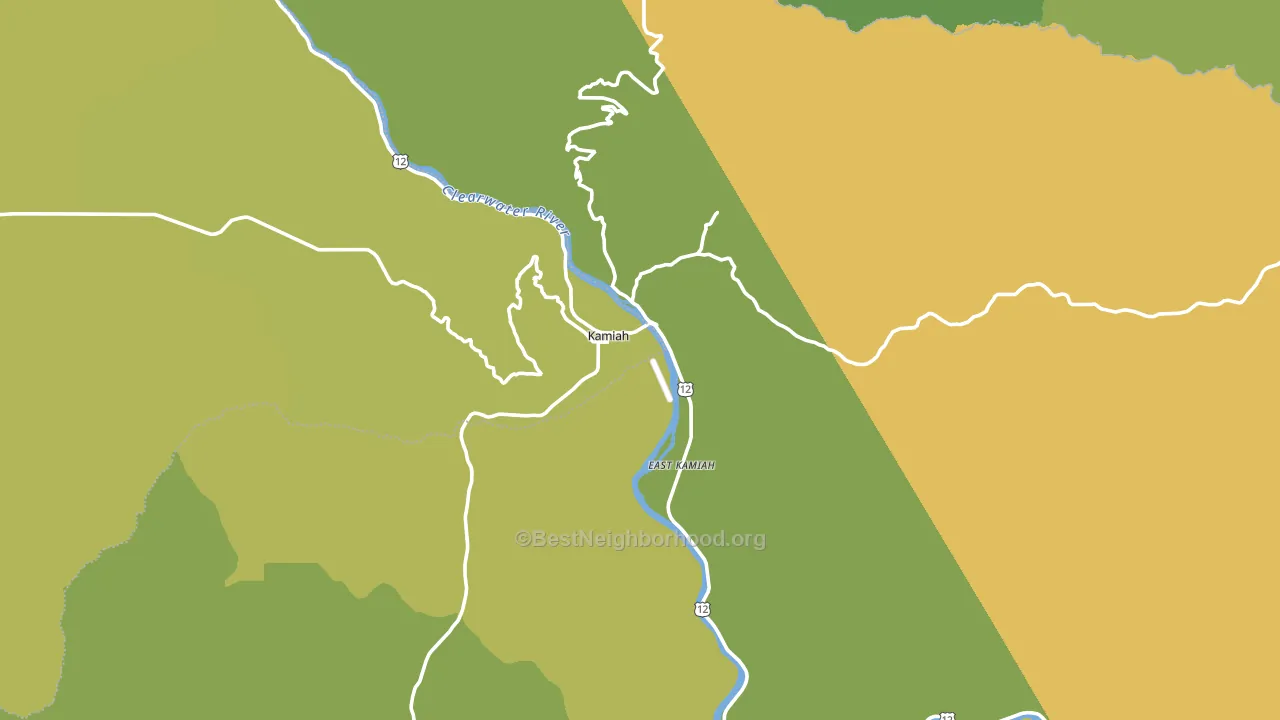 83536, ID block-group voter-turnout map